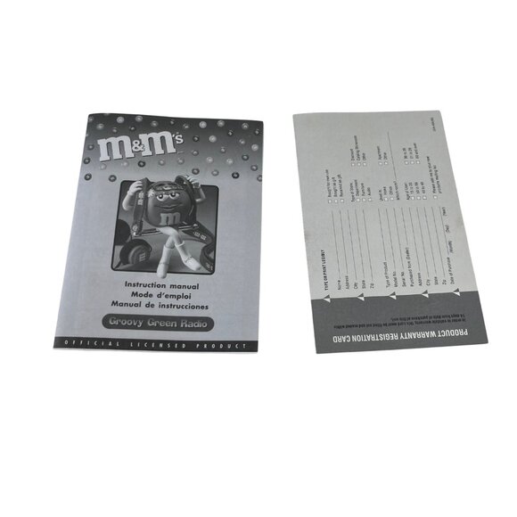 VTG M&M Groovy Green Radio Swing Lanyard Headphones New Old Stock - Picture 14 of 15